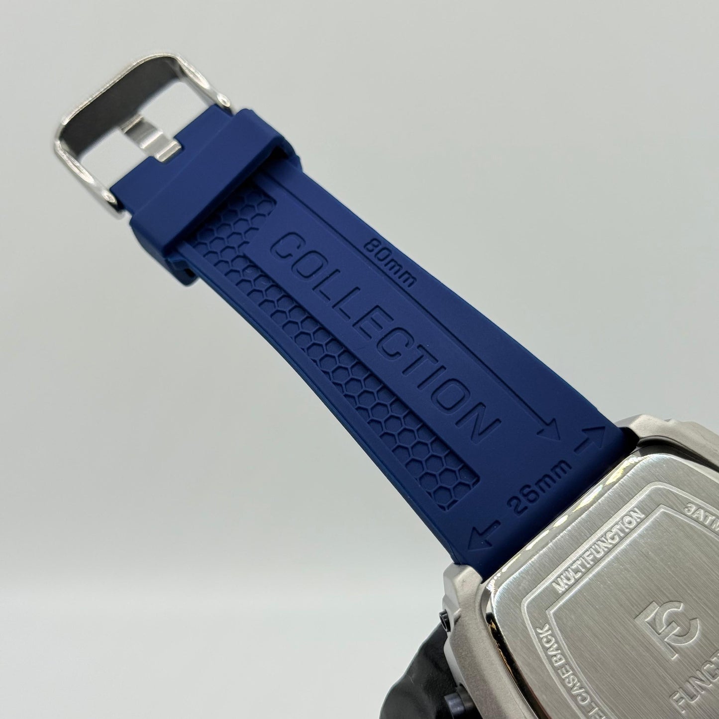 Ferrucci Stop watch blue strap with 1 year warranty - watch forge