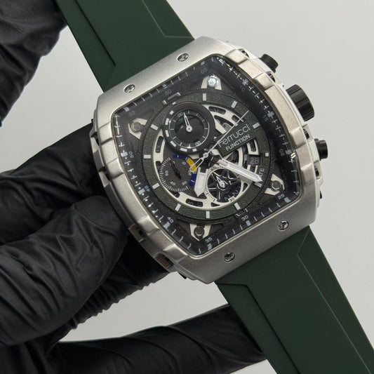 Ferrucci Stop watch green trap  with 1 year warrantyAC - watch forge
