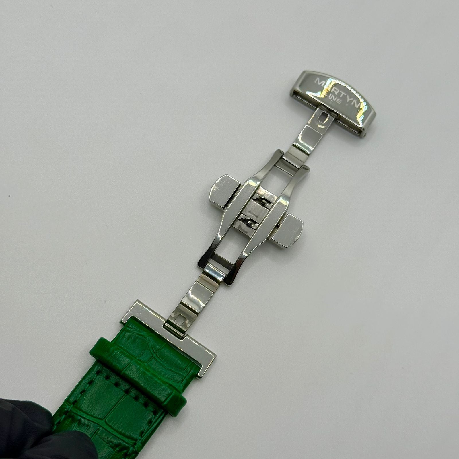 MARTIN green dial with green leather strap watch - watch forge