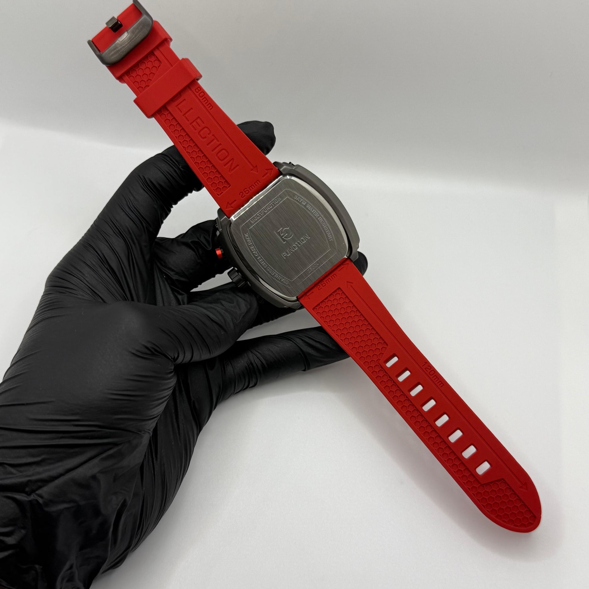 Ferrucci Stop watch Red trap  with 1 year warrantyAC - watch forge