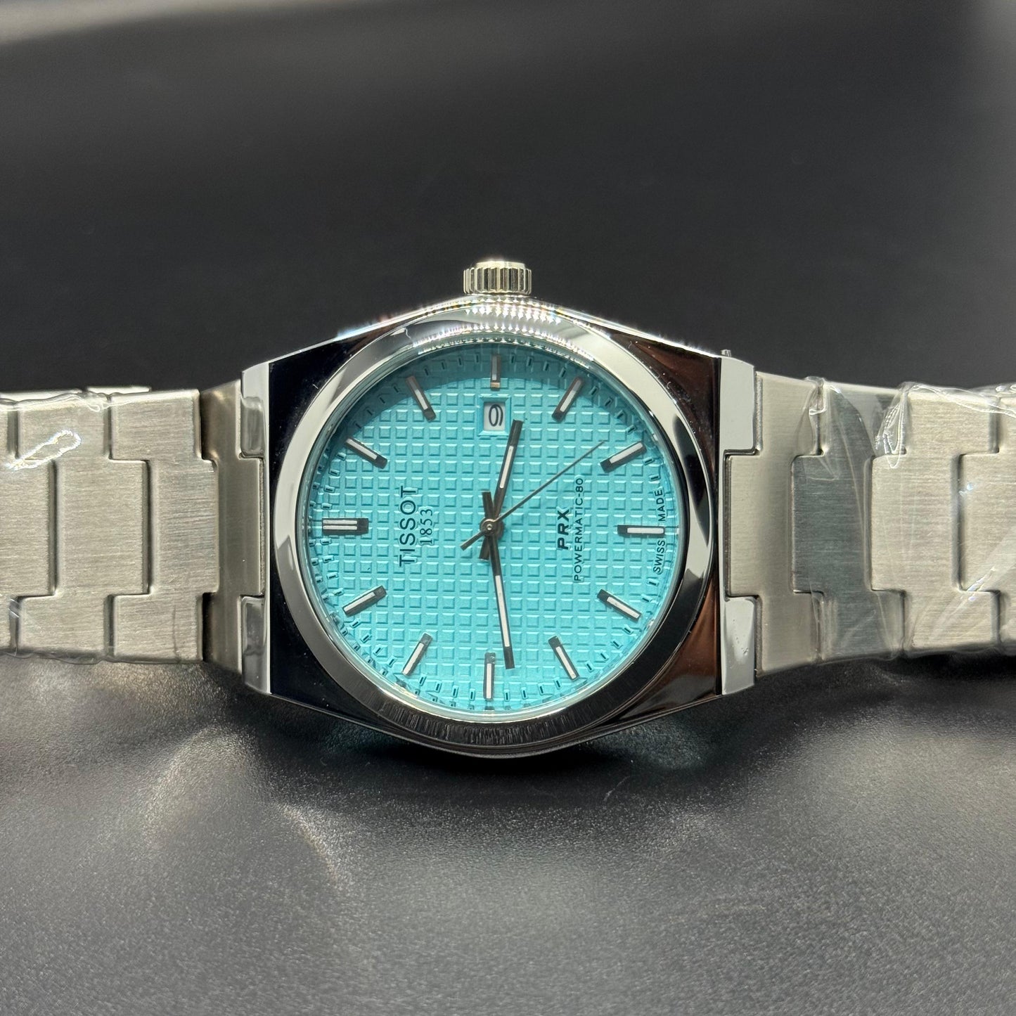 TISSOT PRX TIFNY  dial with silver chain - watch forge